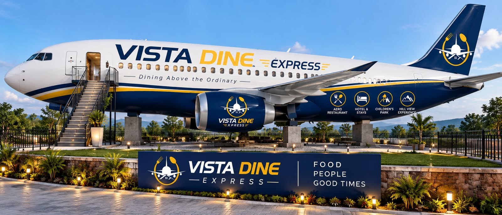 Hospitality, accommodation and dining at Vistadine